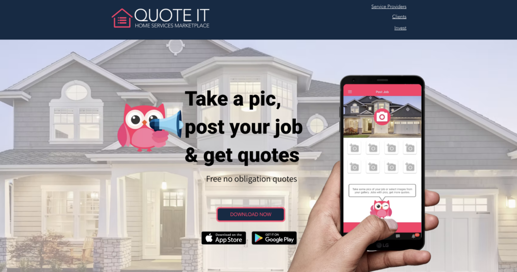 quote-it homepage